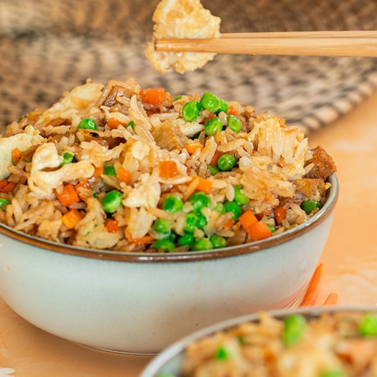 Riz cantonais végétarien