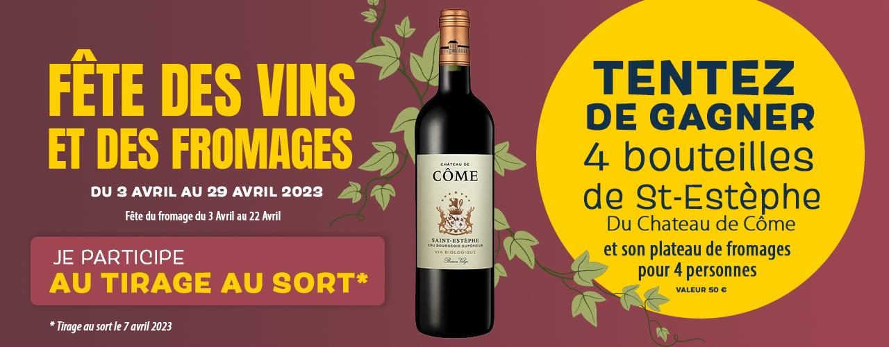 Tentez de gagner une bouteille de Saint-Estèphe du Château de Côme  