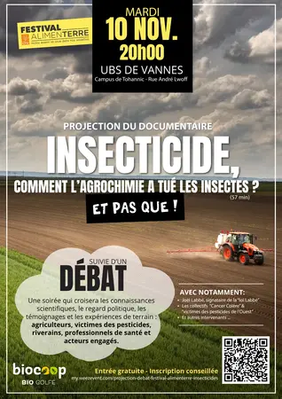 Projection débat "Festival Alimenterre" : Insecticides