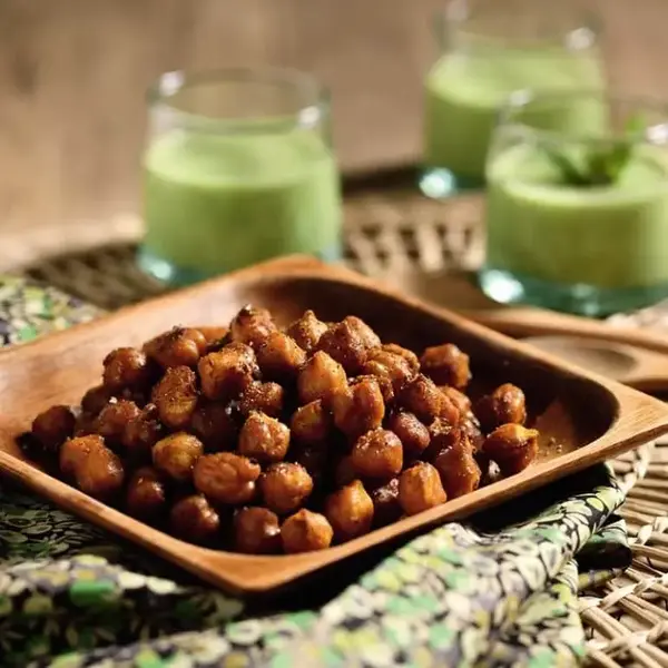 Pois chiches rôtis au Tamari