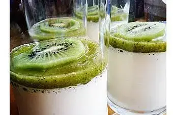 Panna Cotta Coco-Kiwi
