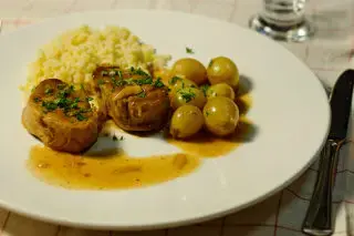 Mignon de Porc aux raisins et à l’orange