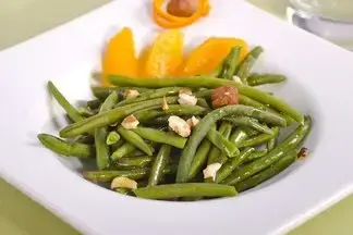 Salade de haricots verts à l'orange