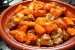 Tajine d'agneau au potimarron